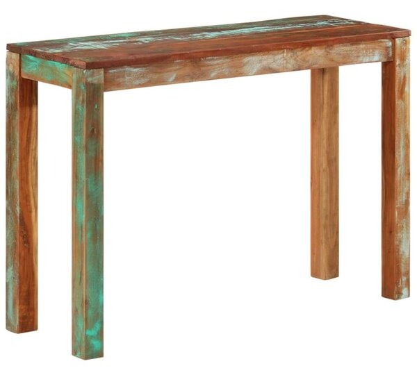 Tömör újrahasznosított fa tálalóasztal 110 x 35 x 76 cm