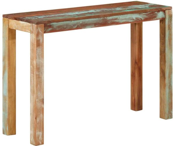 Tömör újrahasznosított fa tálalóasztal 110 x 35 x 76 cm