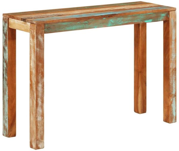 Tömör újrahasznosított fa tálalóasztal 110 x 35 x 76 cm
