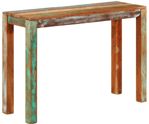 Tömör újrahasznosított fa tálalóasztal 110 x 35 x 76 cm