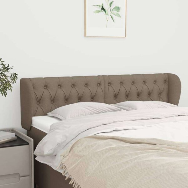 Elegáns Szövet Fejtámla - Gombos Díszítés - 147x23x78/88 cm