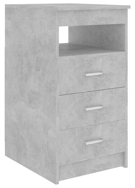 Modern Íróasztal - Betonszürke - 140x50x76 cm