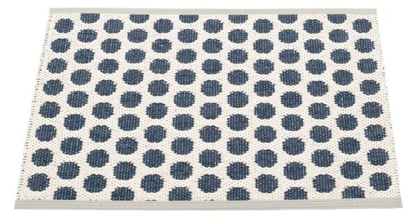 Sötétkék kültéri-beltéri szőnyeg 70x50 cm Noa Dark Blue – Pappelina