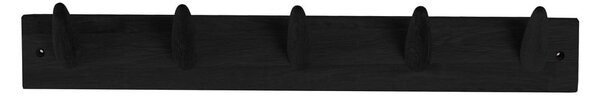 Uno fekete fali akasztó ruháknak, szélesség 60 cm - Canett