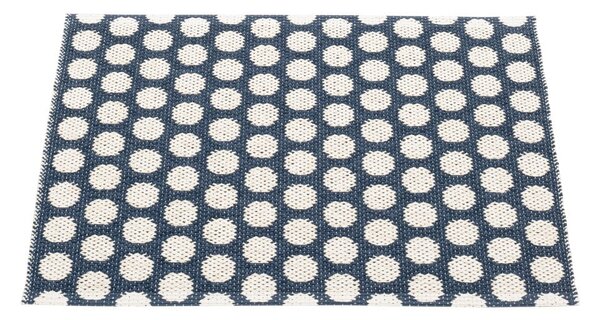 Sötétkék kültéri-beltéri szőnyeg 70x50 cm Noa Dark Blue – Pappelina