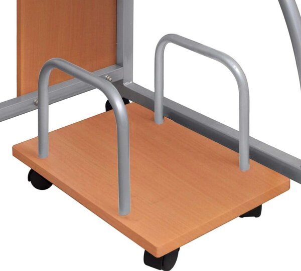 Praktikus Mobil Fa Számítógépasztal - 110x52x88,5cm