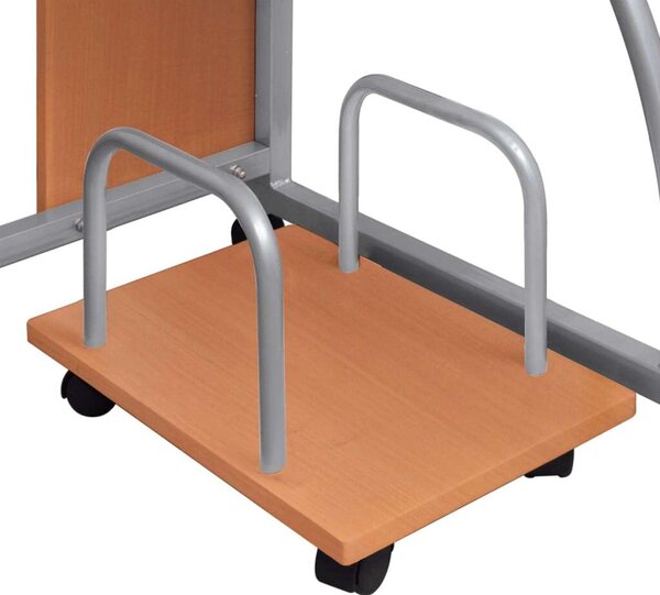 Praktikus Mobil Fa Számítógépasztal - 110x52x88,5cm