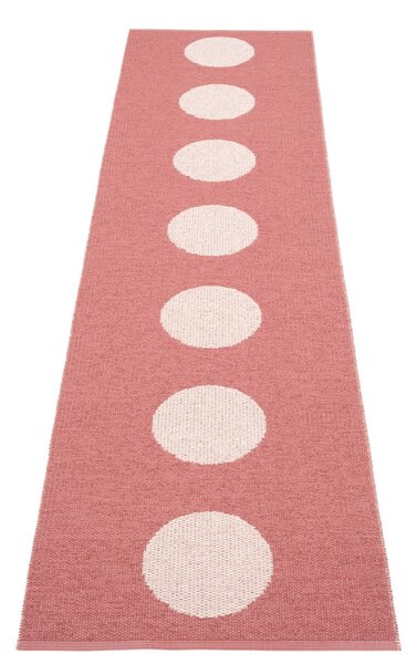 Világospiros kültéri-beltéri futószőnyeg 70x280 cm Vera Pop Blush – Pappelina
