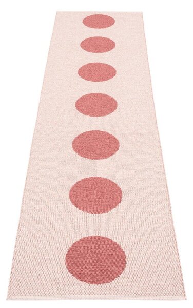 Világospiros kültéri-beltéri futószőnyeg 70x280 cm Vera Pop Blush – Pappelina