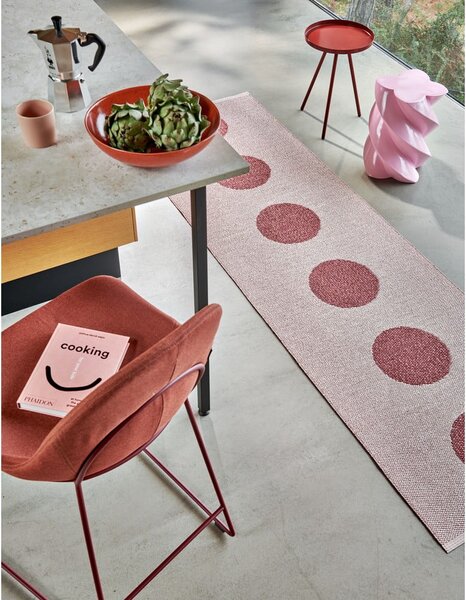 Világospiros kültéri-beltéri szőnyeg 70x120 cm Vera Pop Blush – Pappelina