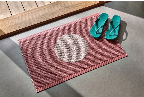 Világospiros kültéri-beltéri szőnyeg 70x120 cm Vera Pop Blush – Pappelina
