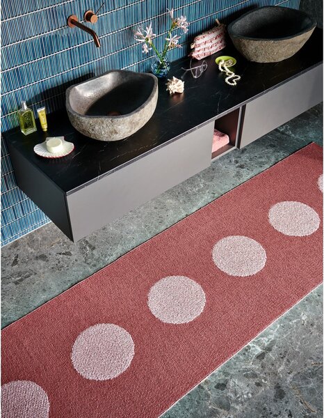 Világospiros kültéri-beltéri szőnyeg 70x120 cm Vera Pop Blush – Pappelina
