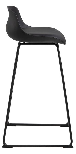 Fekete bárszék (ülésmagasság 76 cm) Tina – Actona