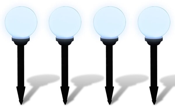 VidaXL 4 db kültéri tüske ösvény LED-es lámpa 15 cm
