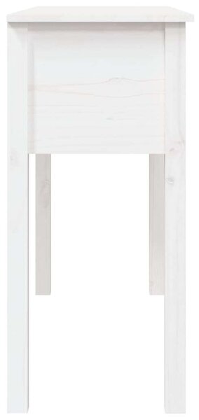 Fehér tömör fenyőfa tálalóasztal 100 x 35 x 75 cm