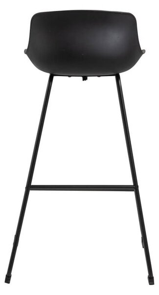 Fekete bárszék (ülésmagasság 76 cm) Tina – Actona