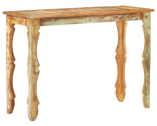 Tömör újrahasznosított fa tálalóasztal 110 x 40 x 76 cm