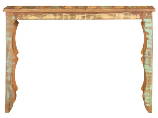 Tömör újrahasznosított fa tálalóasztal 110 x 40 x 76 cm