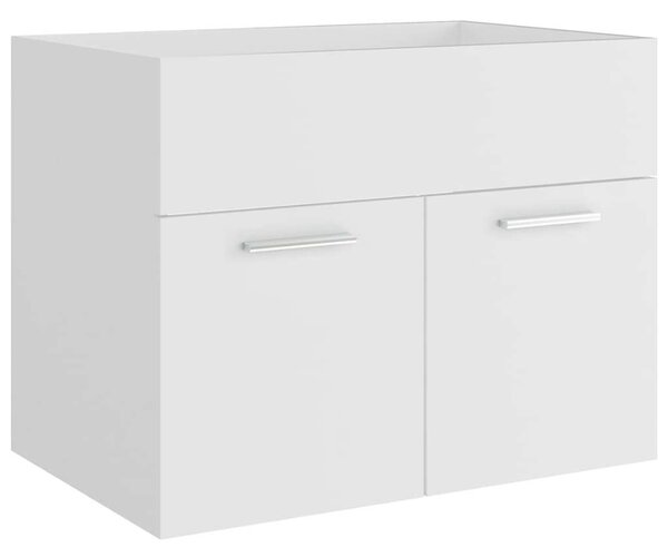 Modern Fehér Fürdőszoba Bútorszett - 60cm Mosdószekrény