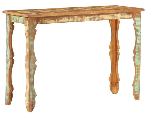 Tömör újrahasznosított fa tálalóasztal 110 x 40 x 76 cm