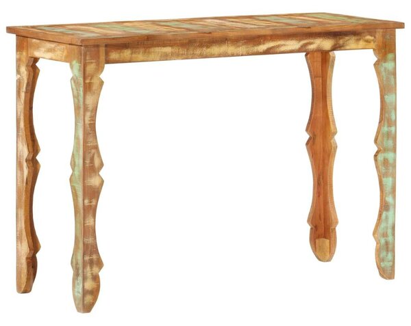 Tömör újrahasznosított fa tálalóasztal 110 x 40 x 76 cm
