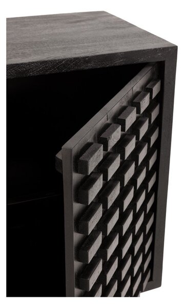 Fekete mangófa komód 200x80x40 cm Inaya – MOME