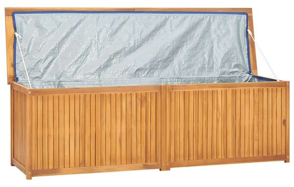 Teakfa Kerti Tárolóláda - 175x50x55 cm