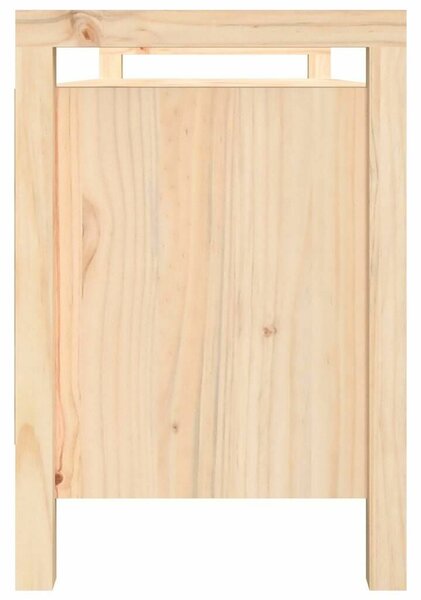 VidaXL tömör fenyőfa előszoba pad 110 x 40 x 60 cm