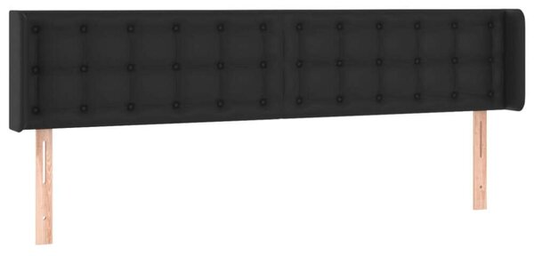 LED-es Fejtámla - Műbőr - Fekete - 163cm