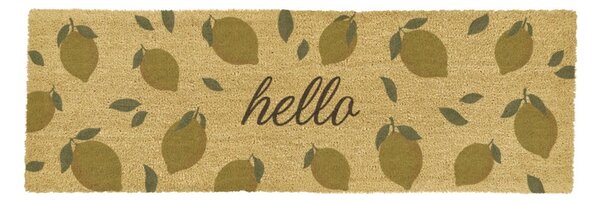 Kókuszrost lábtörlő 40x120 cm Hello Lemons – Artsy Doormats