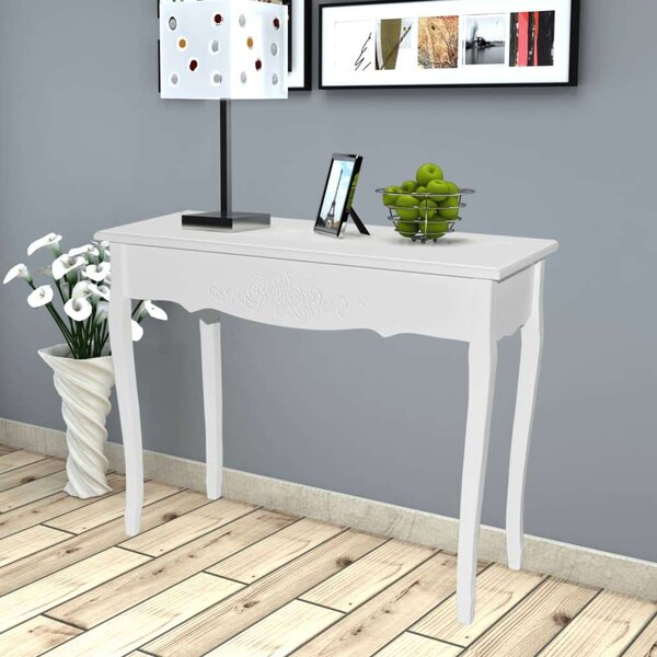 Elegáns Fehér Fésülködőasztal - 100x35x78 cm