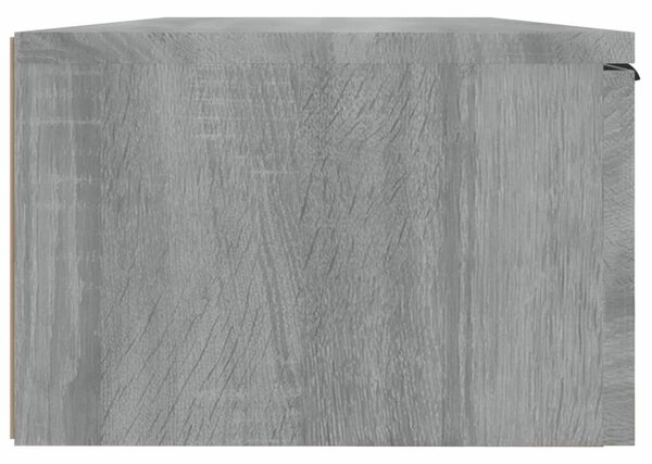 2 db szürke sonoma szerelt fa fali szekrény 68 x 30 x 20 cm