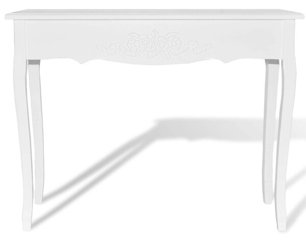 Elegáns Fehér Fésülködőasztal - 100x35x78 cm