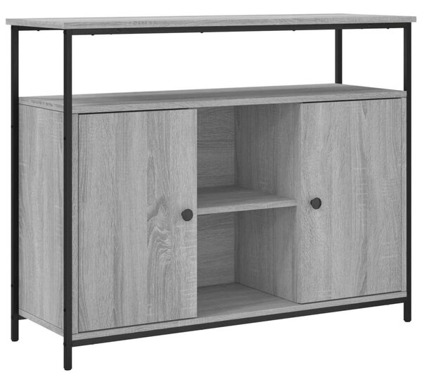 VidaXL Modern Tálalószekrény - Szürke Sonoma - 100x35x80 cm