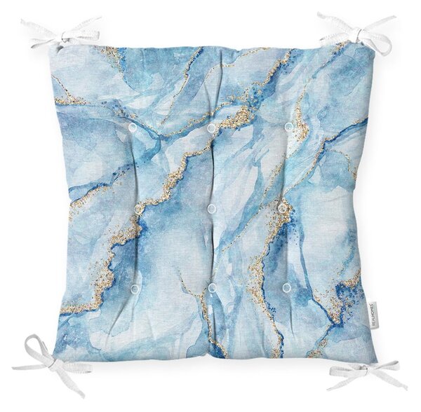 Marble Blue székpárna, 40 x 40 cm - Minimalist Cushion Covers