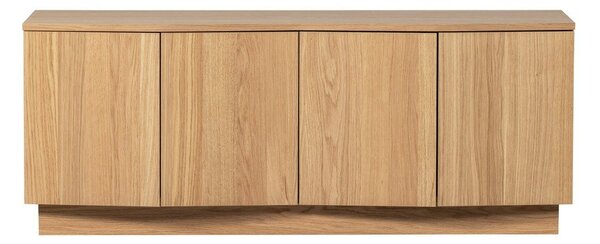 Natúr színű tölgyfa TV-állvány 133x52x45 cm Zuma – WOOOD