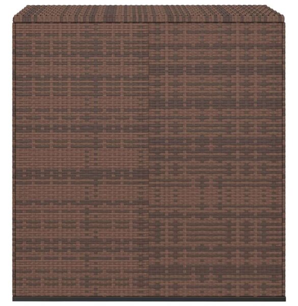 Polyrattan Kert Párna Tároló - Barna - 100x49x103,5cm