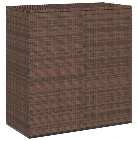 Polyrattan Kert Párna Tároló - Barna - 100x49x103,5cm