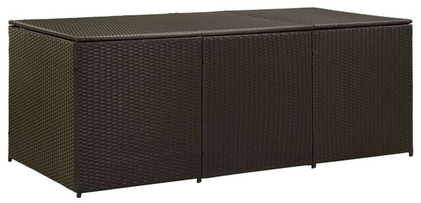 VidaXL Kerti Tárolóláda - Polyrattan - 180x90x70 cm