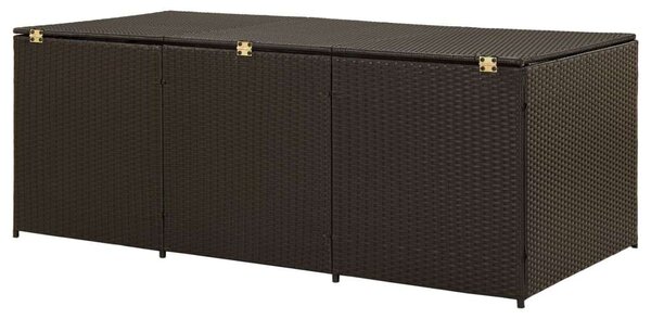 VidaXL Kerti Tárolóláda - Polyrattan - 180x90x70 cm