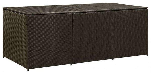 VidaXL Kerti Tárolóláda - Polyrattan - 180x90x70 cm