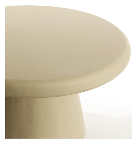Bézs kerek dohányzóasztal ø 70 cm Kulona – Light & Living
