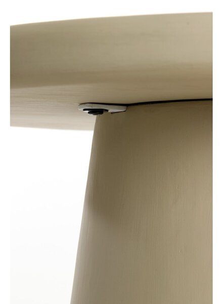 Bézs kerek dohányzóasztal ø 70 cm Kulona – Light & Living