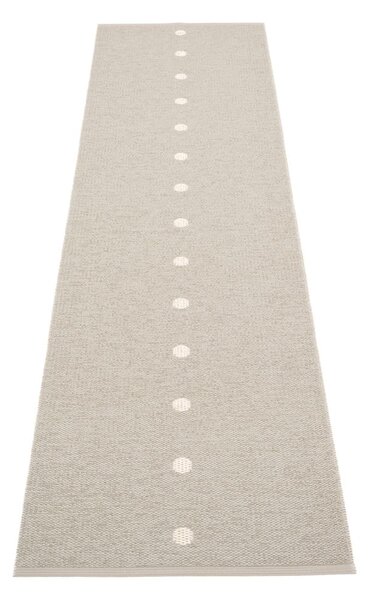Bézs-krémszínű kültéri-beltéri futószőnyeg 70x280 cm Peg Linen Vanilla – Pappelina