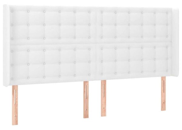 LED-es Fejtámla - Fehér Műbőr - 203cm