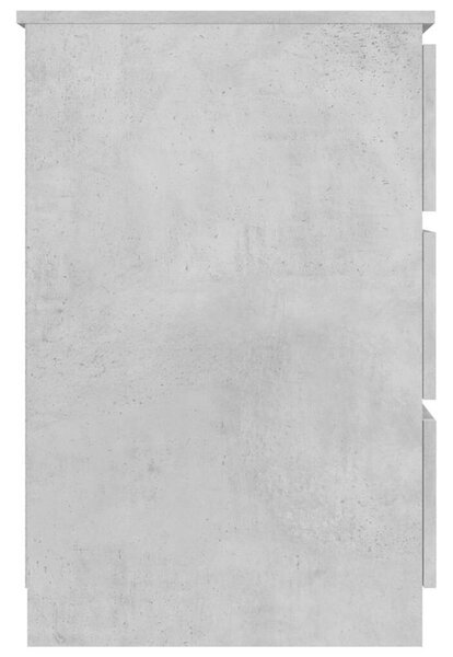 Betonszürke forgácslap íróasztal 140 x 50 x 77 cm