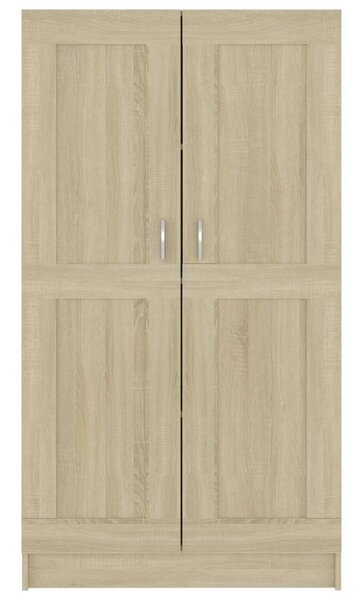 VIDAXL - Sonoma Tölgy Könyvszekrény - 82,5x30,5x150 cm