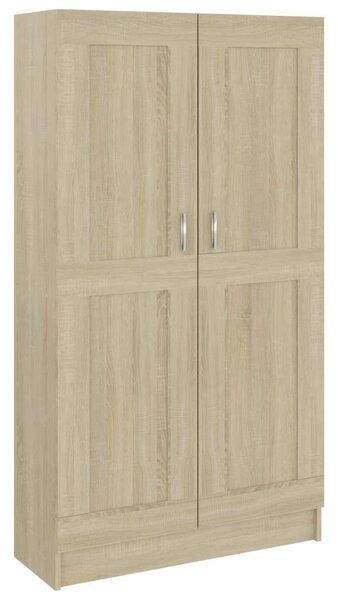 VIDAXL - Sonoma Tölgy Könyvszekrény - 82,5x30,5x150 cm