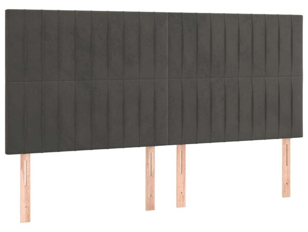 Bársony Ágy - Zsebrugós Matraccal - 200x200 cm