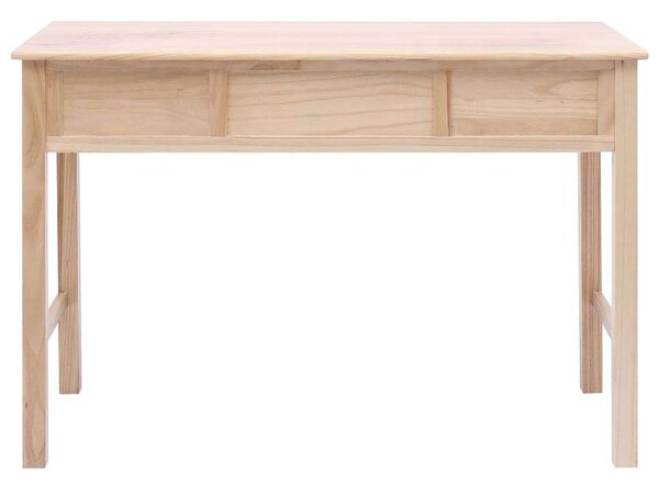 Természetes színű fa íróasztal 110 x 45 x 76 cm